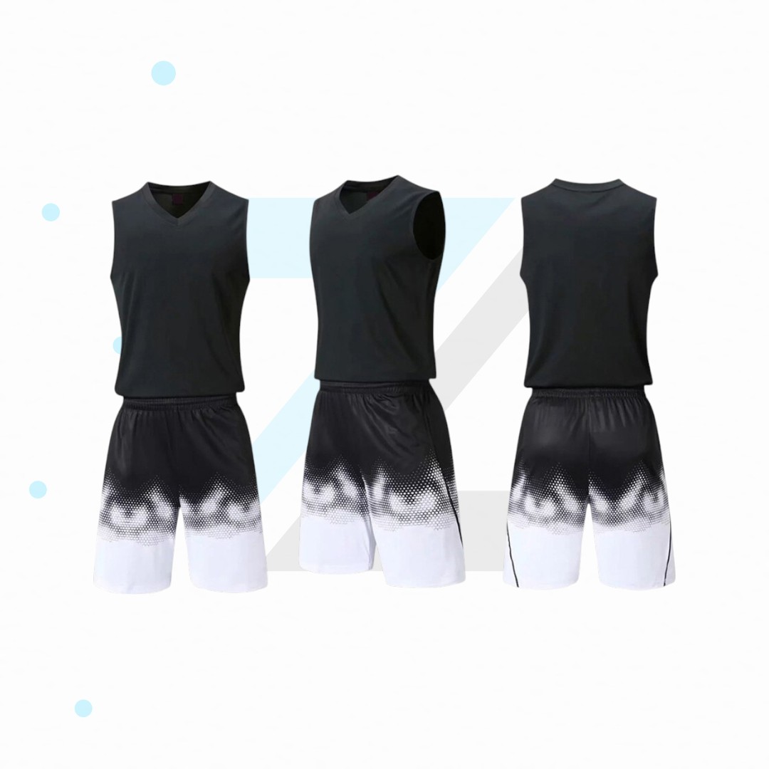 Court Force Basketball Uniform | Elite Game Jersey & Athletic Shorts angle 2